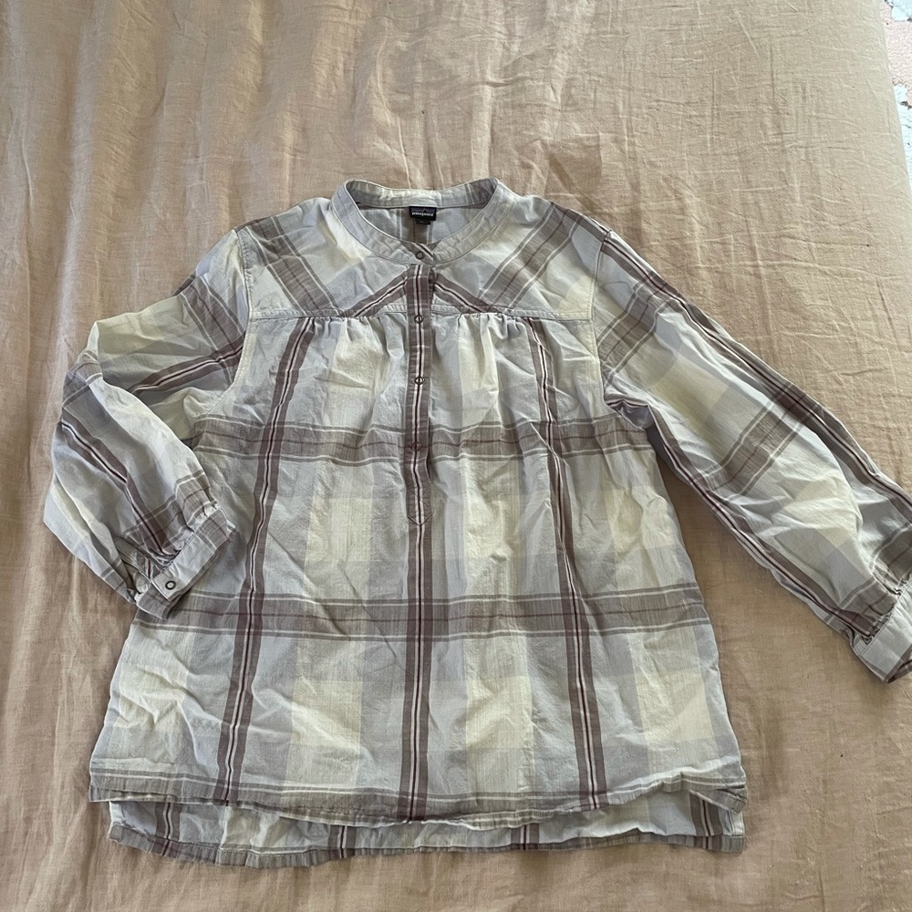 Patagonia Plaid Blouse
